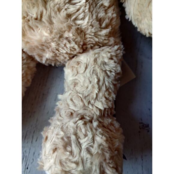 Build A Bear Tan Teddy Bear Plush BAB Happy Hugs Swirl Fur 17" - Picture 4 of 8